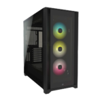 - Order Now! - Corsair ICUE 5000X RGB Tempered Glass Mid-Tower ATX PC Smart Case – Black