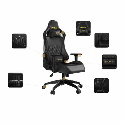 GAMDIAS APHRODITE EF1 L B GAMING CHAIR Black REDTECH Computers