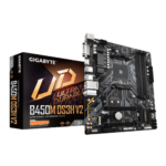 GIGABYTE B450M DS3H V2 AMD Motherboard