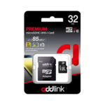 32GB ADDLINK PREMIUM MicroSDHC UHS1 Class 10 Memory Card