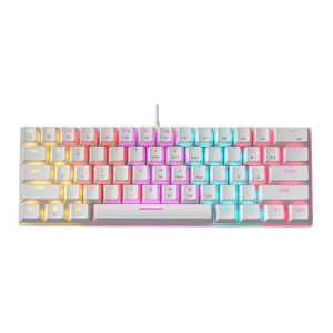 ARMAGGEDDON MKA-1C CORE RGB Mechanical Gaming Keyboard - CLICKY - White
