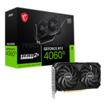 MSI GeForce RTX 4060 Ti VENTUS 2X Black 8GB OC Graphics Card
