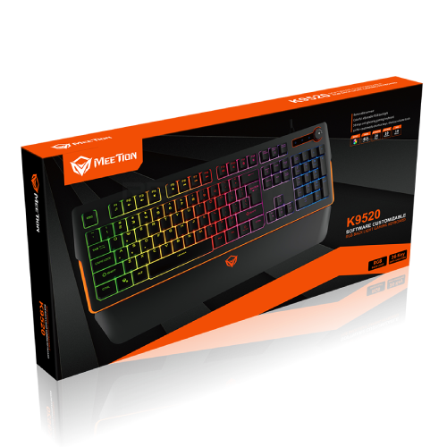 Meetion K Rgb Backlit Software Customizable Gaming Keyboard Black Redtech Computers