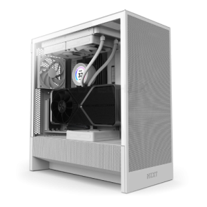 NZXT H5 Flow Edition (2024) ATX Mid Tower Case - White