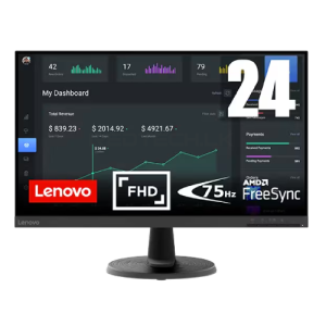 23.8″ Lenovo D24-40 VA 75Hz FHD (1920×1080) Professional Monitor
