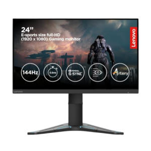 23.8″ Lenovo G24-20 IPS 165Hz FHD (1920×1080) Gaming Monitor