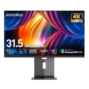 32″ KOORUI S3241XO OLED 240Hz 4K UHD (3840×2160) HDR True Black 400 Professional Monitor