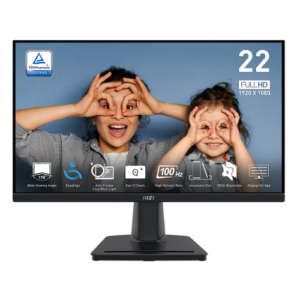 21.5″ MSI PRO MP225V VA 100Hz FHD (1920×1080) Professional Monitor
