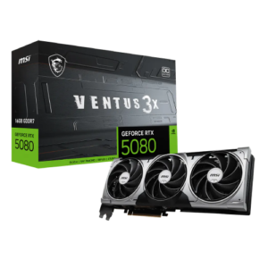 MSI GeForce RTX 5080 VENTUS 3X OC 16GB GDDR7 Graphics Card
