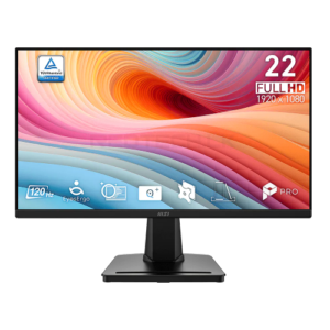 21.5″ MSI PRO MP225 E12VL VA 120Hz FHD (1920×1080) Professional Monitor