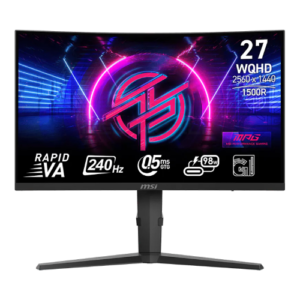 27″ MSI MPG 275CQRXF VA 240Hz WQHD (2560×1440) Curved Gaming Monitor