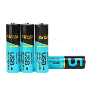 USB-C Rechargeable 1.5V 1000 Times AA BATTERY - 4 Battery